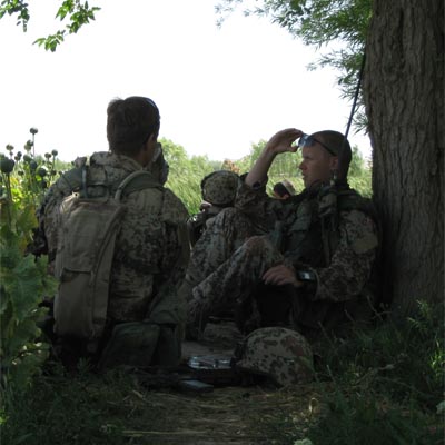 Feedback under patrulje i Green Zone, Afghanistan