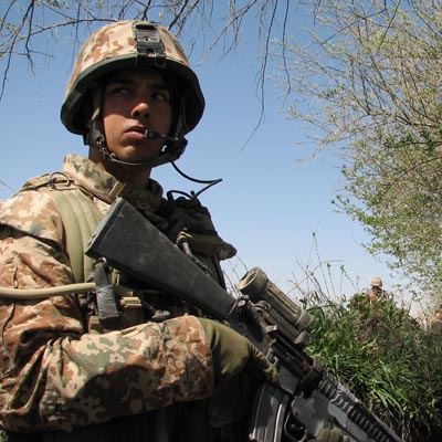 Dansk soldet før angreb på compound i Green Zone, Afghanistan